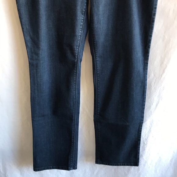 Chico’s Platinum dark wash straight leg jeans - Picture 3 of 10
